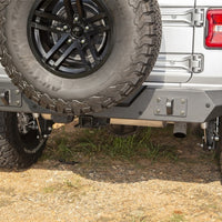 Rugged Ridge Spartan Rear Bumper Full Width 18-20 Jeep Wrangler JL