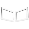 DEI 11-18 Jeep Wrangler JK 4-Door Boom Mat Rear Side Window Trim - 2 Piece - White