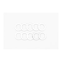 DeatschWerks -4 AN Aluminum Crush Washer (Pack of 10)