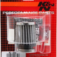 K&N Universal Chrome Filter 1 1/8 inch FLG / 2 1/4 inch Bottom / 2 inch Top / 2.5 inch Height