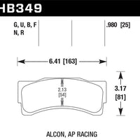 Hawk 14-16 BMW M235i Racing 3.0L Front ER-1 Brake Pads