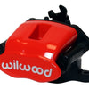 Wilwood Caliper-Combination Parking Brake-Pos 1-L/H-Red 34mm piston .81in Disc