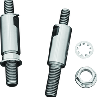 Kuryakyn Raised Mirror Adaptors Metric Models (Excluding Yamaha) Chrome