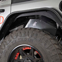 Fishbone Offroad 2018+ Jeep Wrangler JL Front/Rear Set of 4 Aluminum - Blk Powdercoat Inner Fenders