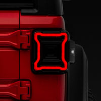 Raxiom 18-22 Jeep Wrangler JL Axial Series Plateau LED Tail Lights- Black Housing (Smoked Lens)