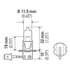 Hella H3 Halogen Bulb (Must Order Qty 10)