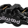 Wilwood Caliper-Aero6-R/H - Black 1.75/1.38/1.38in Pistons 1.25in Disc