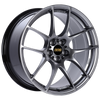 BBS RF 18x9 5x100 ET45 Diamond Black Wheel -70mm PFS/Clip Required