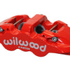 Wilwood Caliper-Aero6-L/H - Red 1.62/1.12/1.12in Pistons 1.25in Disc