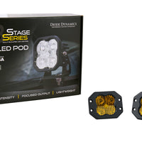 Diode Dynamics SS3 Pro ABL - Yellow SAE Fog Flush (Pair)