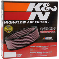 K&N Custom Round Air Filter 14in OD 12in ID 4in Height