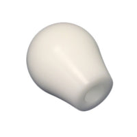 Torque Solution Delrin Tear Drop Shift Knob (White) Universal 10x1.5