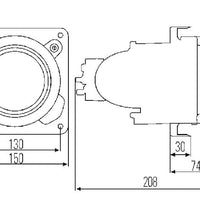 Hella Headlamp DeUs A 1Bl