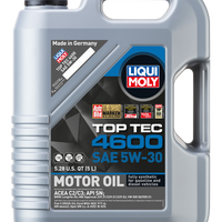 LIQUI MOLY 5L Top Tec 4600 Motor Oil SAE 5W30