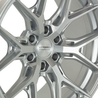 Vossen HF6-4 20x9.5 / 6x135 / ET15 / 87.1 - Silver Metallic Wheel