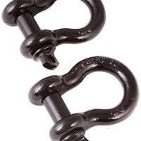 Rugged Ridge Black 7/8th Inch D-Shackles