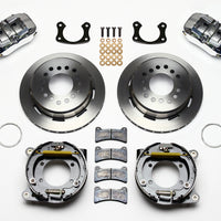 Wilwood Dynapro Low-Profile 11.00in P-Brake Kit - Polish Small Ford 2.50in Offset