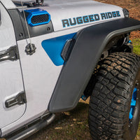 Rugged Ridge Max Terrain Fender Flare Set F & R 18-22 Jeep Wrangler JL