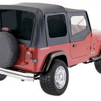 Rampage 1988-1995 Jeep Wrangler(YJ) OEM Replacement Top - Black Denim