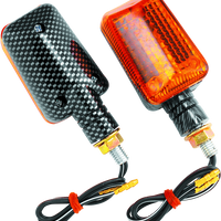 BikeMaster Universal Ministalk Marker Light - Carbon/Amber