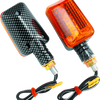 BikeMaster Universal Ministalk Marker Light - Carbon/Amber