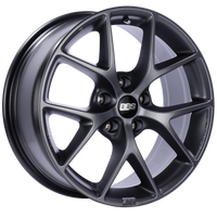 BBS SR 18x8 5x120 ET32 Satin Grey Wheel -82mm PFS/Clip Required