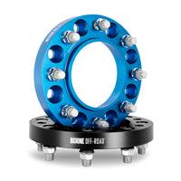 Borne Off-Road Wheel Spacers - 8X165.1 / 121.3 / 38.1 M14 - Blue