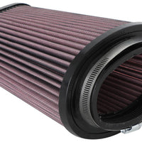 K&N Universal Clamp-On Air Filter 2.844x4.813in Flg ID x 6.5x4.75in B OD x 4.5x3.25in T OD x 7.5in H