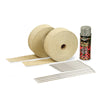 DEI Exhaust Wrap Kit - Tan Wrap & Aluminum HT Silicone Coating