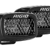 Rigid Industries SR-M Series PRO Midnight Edition - Spot - Diffused - Pair