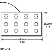 Diode Dynamics LED Board SMD12 - Amber (Single)