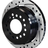 Wilwood Rotor-2.32in Offset-SRP-BLK-Drill-LH 11.00 x .810 - 5 Lug