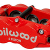 Wilwood Caliper-Narrow Superlite 6R-LH - Red 1.62/1.12/1.12in Pistons 1.10in Disc