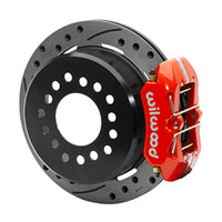 Wilwood Dynapro Low-Profile 11.00in P-Brake Kit Dust Seal 2.36in Offset - Drilled Red