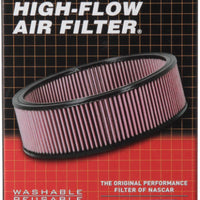 K&N Custom Oval Race Filter 5-1/8in FLG / 9in OD x 3-3/8in HW/VENT