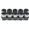 BMR Lug Nut Kit 14mm x 1.50 RH Conical 12-pt Aluminum (Set of 10) - Black Anodized