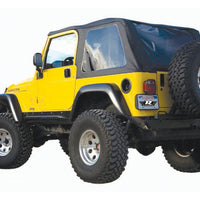 Rampage 1997-2006 Jeep Wrangler(TJ) Excludes LJ Unlimited Frameless Soft Top Kit - Black Diamond