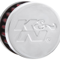 K&N Rubber Base Crankcase Vent Filter - 0.55in Flange ID 1.375in OD 1.125in Height