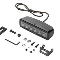 Hella Universal Black Magic 6 L.E.D. Mini Light Bar - Spot Beam