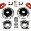 Wilwood Forged Dynalite P/S Park Brake Kit Drilled Red Big Ford 2.36in Offset Currie Blank