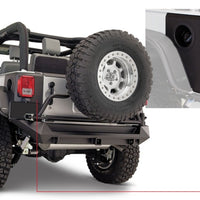 Bushwacker 07-18 Jeep Wrangler Trail Armor Rear Corners - Black