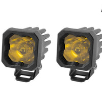 Diode Dynamics Stage Series C1 LED Pod Pro - Yellow Wide Standard ABL (Pair)