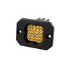 Diode Dynamics Stage Series C1 LED Pod Sport - Yellow Flood Flush ABL Each