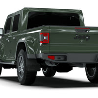 Rally Armor 19-24 Jeep Gladiator JT (Incl. Overland/Sport/Sport S) Black Mud Flap w/Army Green Logo