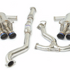 Invidia 2022+ Subaru WRX Q300 Single Layer Titanium Burnt Quad Tip Cat-back Exhaust