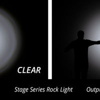 Diode Dynamics Stage Series Rock Lights - White Clear Lens