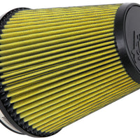 Airaid Universal Air Filter - Cone 6in Flange x 7in Base x 4-3/8in Top x 7in Height - Synthaflow