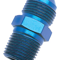 Russell Performance -8 AN to 3/8in NPT Straight Flare to Pipe (Blue)