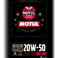 Motul 20W50 Classic Performance Oil - 10x2L