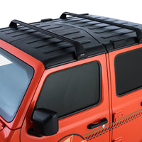 Rhino-Rack 07-22 Jeep Wrangler JK/JL 4 Door Hard Top Vortex SG 2 Bar Roof Rack - Black